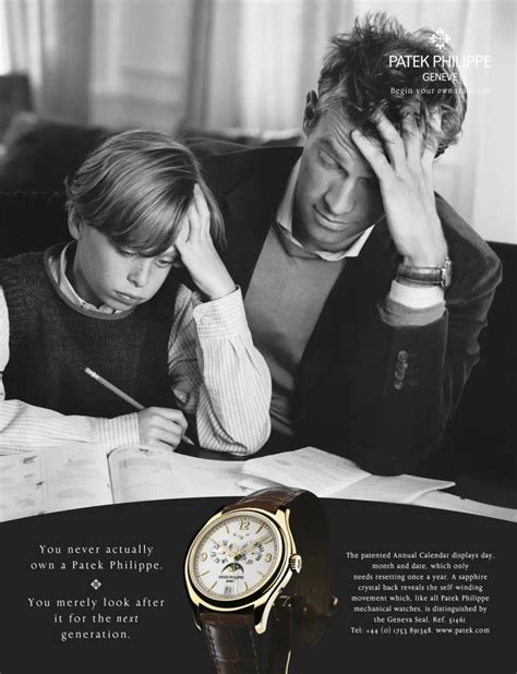 patek philippe advertising slogan.